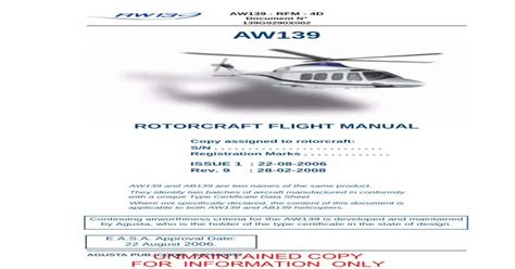 aw139 training manual pdf